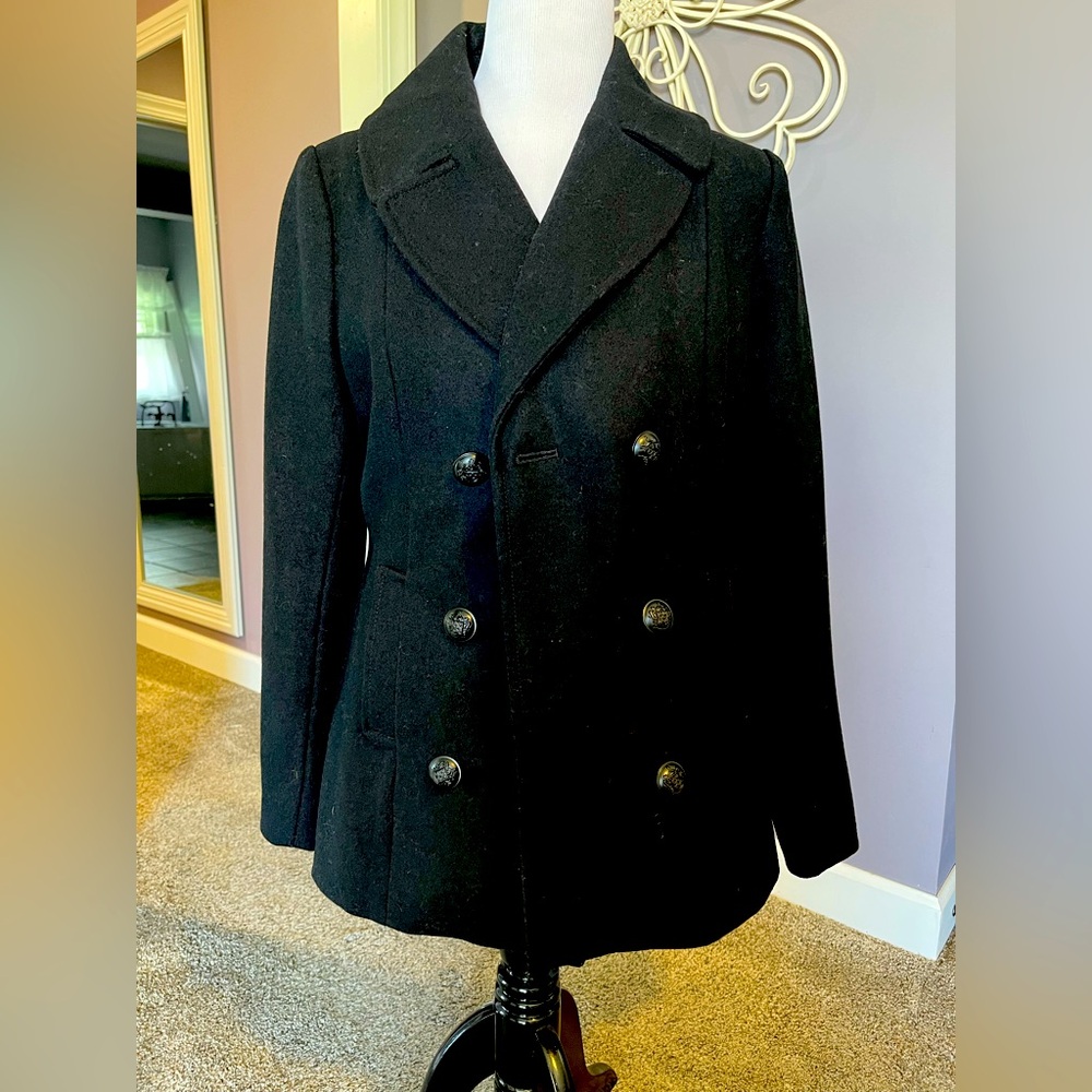 Merona Black Peacoat